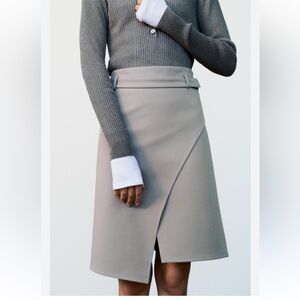 ZARA MIDI SKIRT WITH BUCKLE